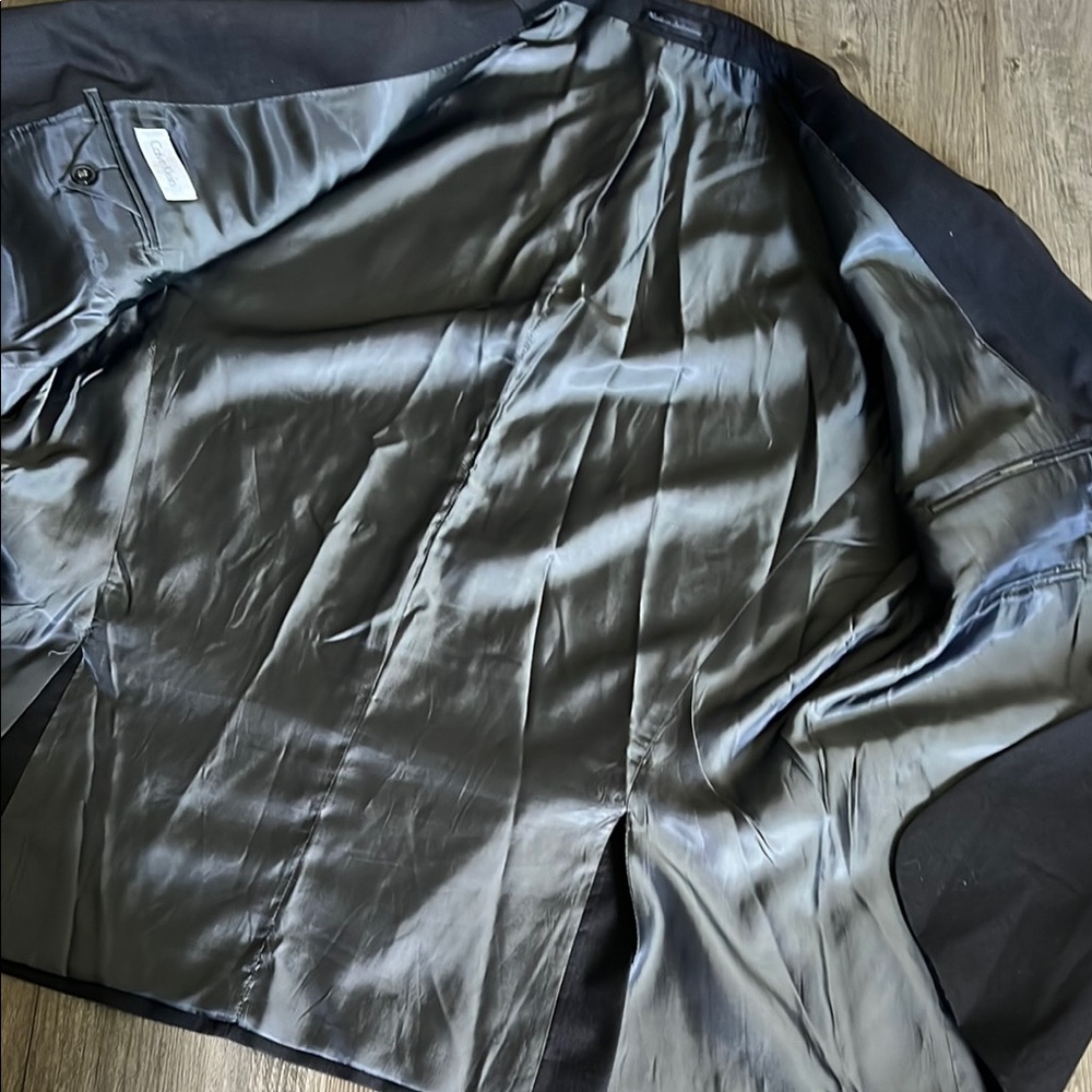Calvin Klein Classic Black wool Men's Blazer 46R - Picture 6 of 8